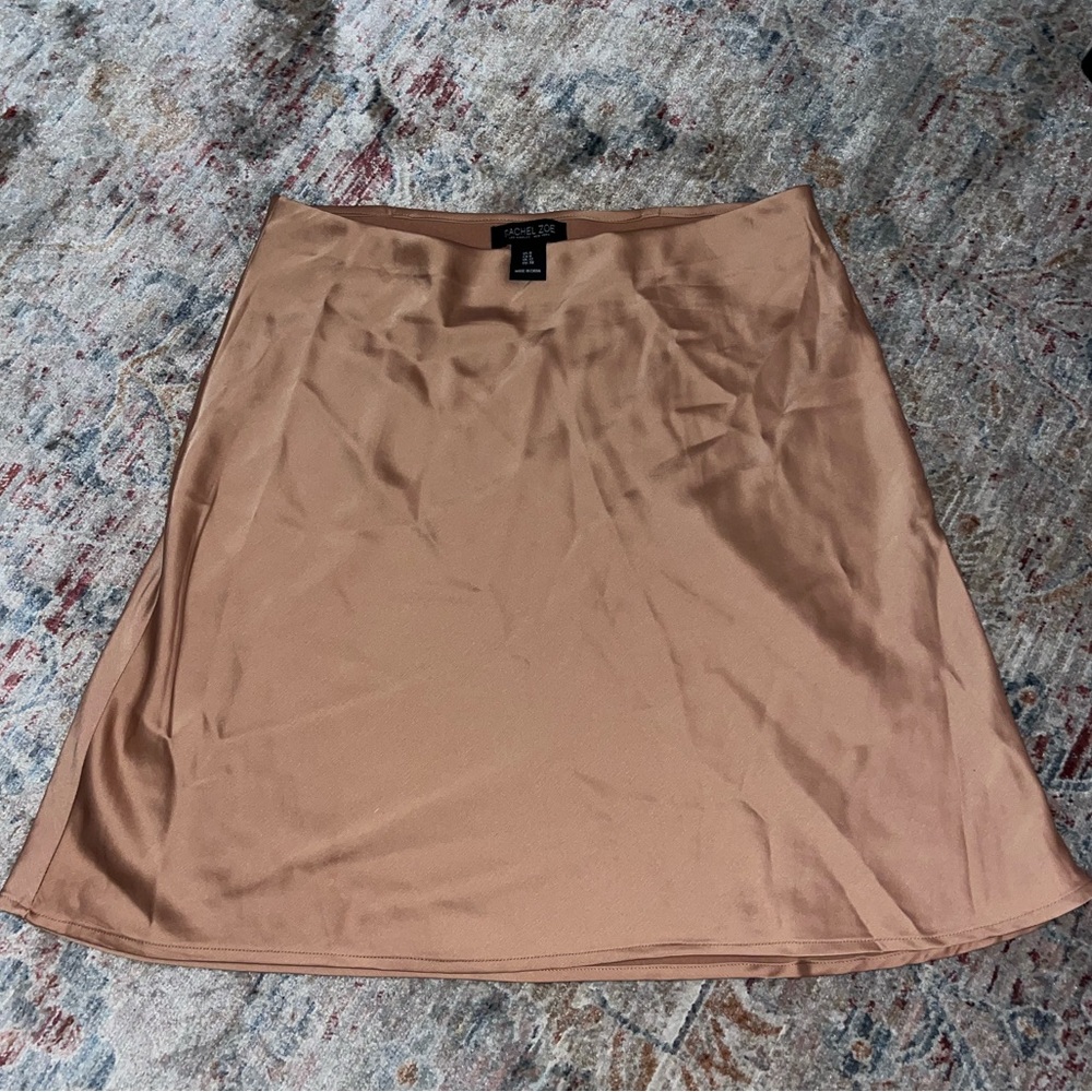 Rachel Zoe mocha high waisted mini skirt